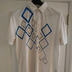 Nice Sligo golf SS in 2xl white printed shirt